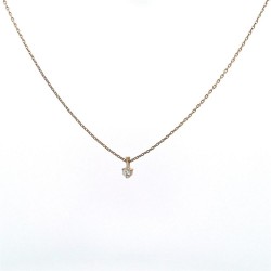 Collier Or Jaune Diamant 