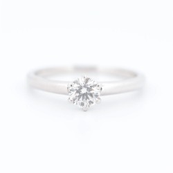 Solitaire Or Blanc Diamant