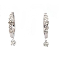 Boucles d'oreilles Or Blanc...