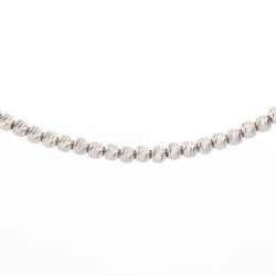 Collier Or Blanc , boules...