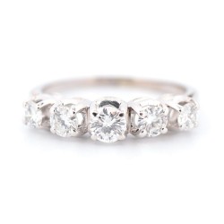 Alliance Or Blanc Diamant 