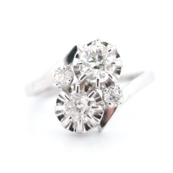 Bague Or Blanc Diamant...