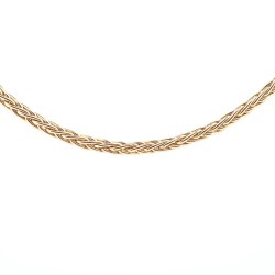 Collier Or Jaune maille...