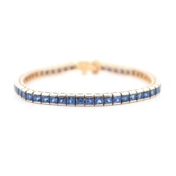 Bracelet Or Jaune Saphir...