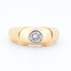 Bague Or Jaune Diamant 