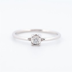 Bague Or Blanc Diamant...