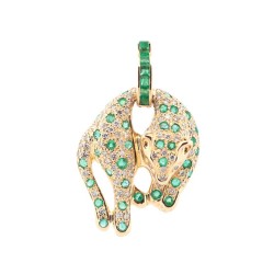 Pendentif Or Jaune Emeraude...