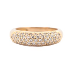 Bague Or Jaune Diamant 