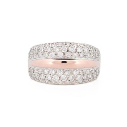 Bague Trois ors Diamant 