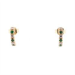 Boucles d'oreilles Or Jaune...