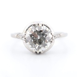 Solitaire Platine Diamant...