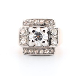 Bague Or Bicolore Diamant...