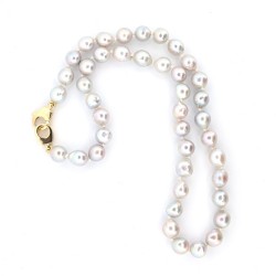 Collier Or Jaune Perle...