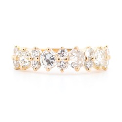 Alliance Or Jaune Diamant 